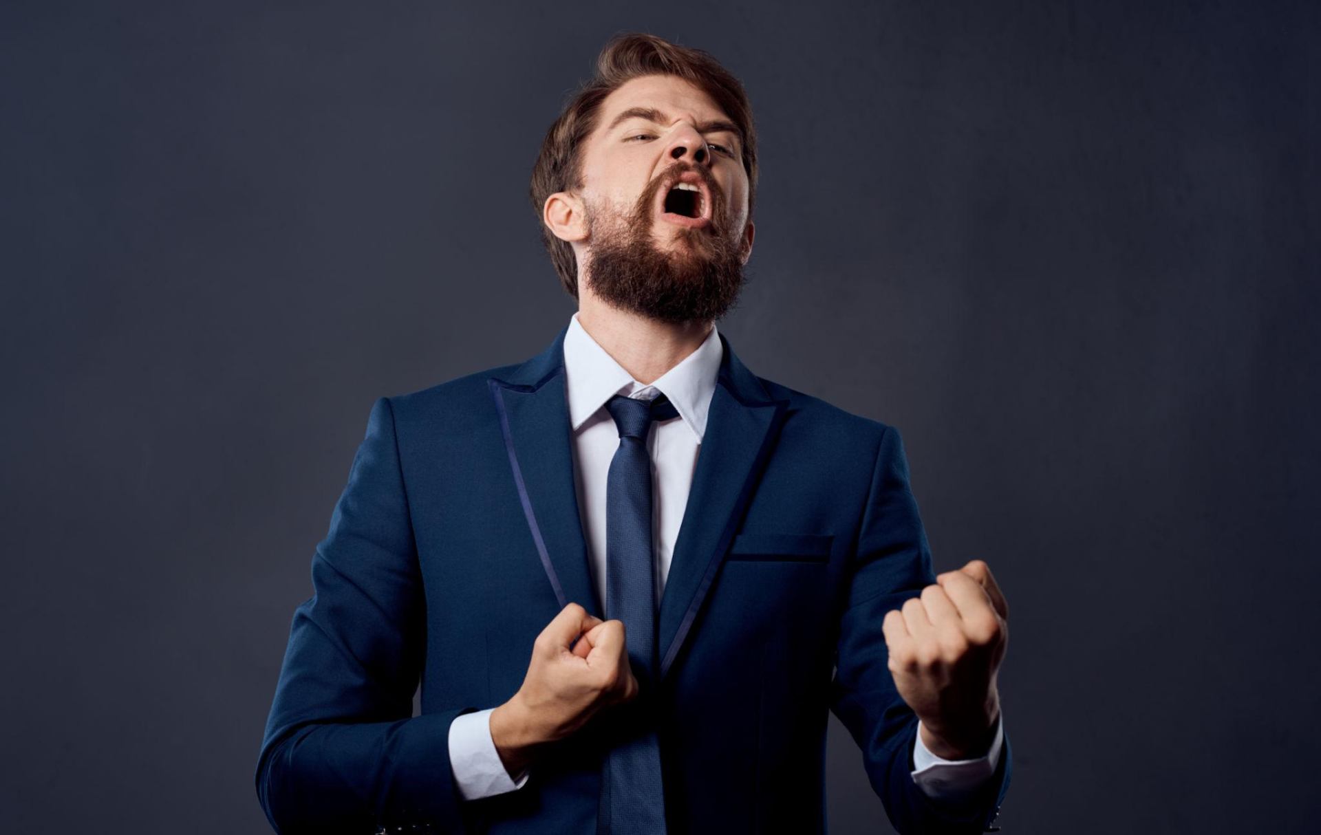 Homme qui a repris le contrôle
